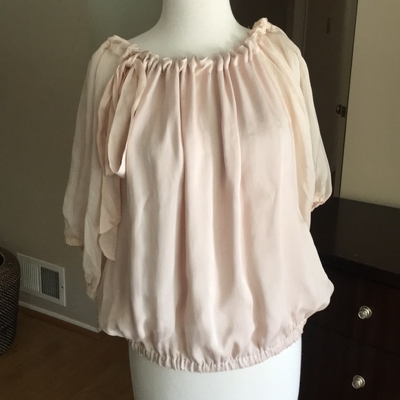 Zara Tops - ZARA 100% Silk pink top